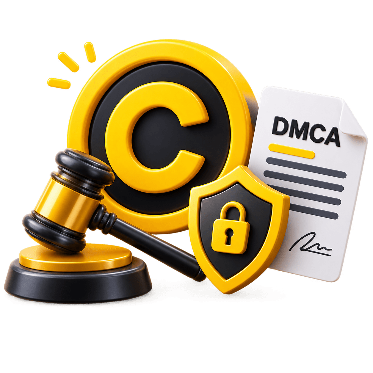 Copyright & DMCA Policy Illustration