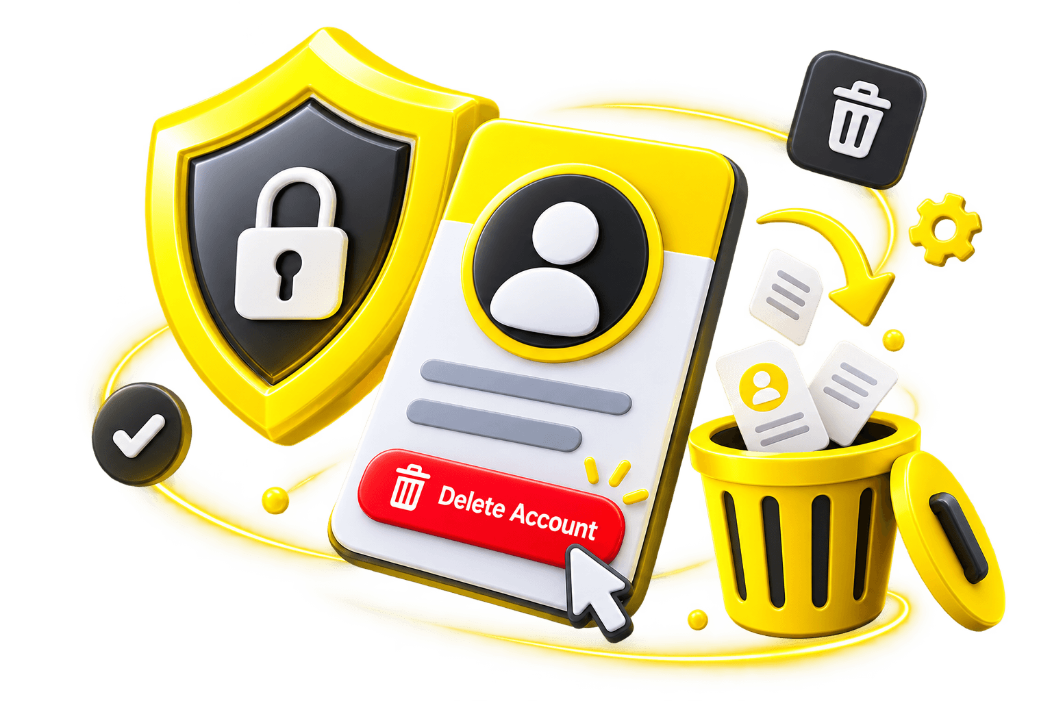 Account Deletion Illustration